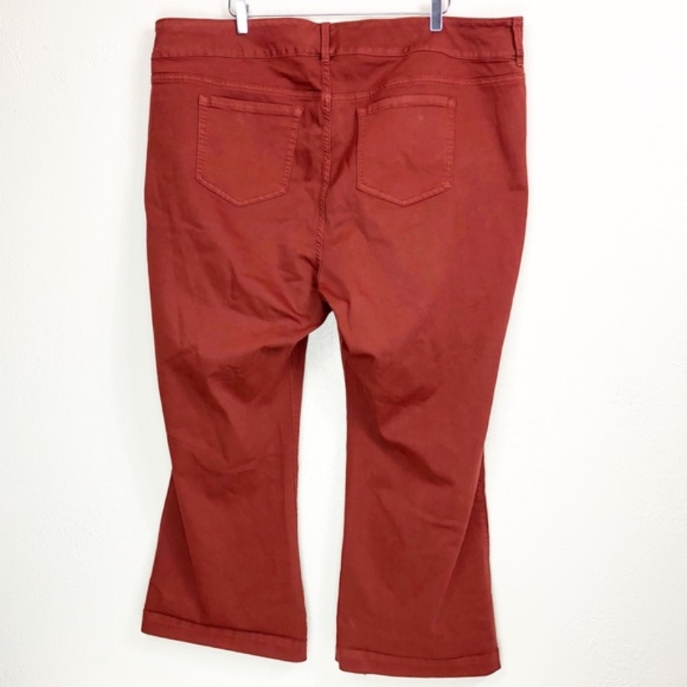 NWOT Torrid Burnt Orange Flare Bell Bottom Jeans - Picture 4 of 4